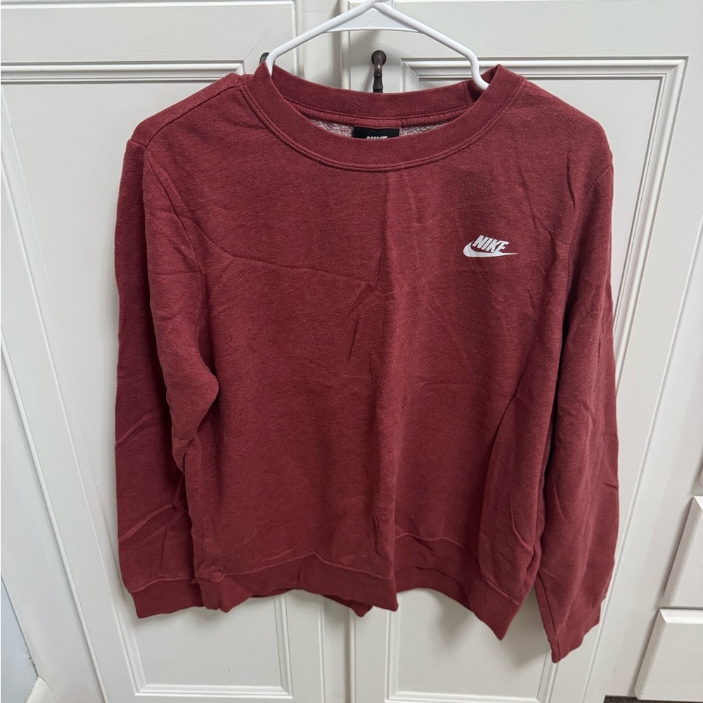 Nike Maroon Crewneck Sweatshirt